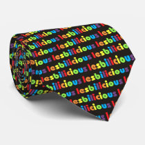 Lesbilicious (Banner) Tie