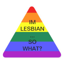 LESBO PYRAMID STICKERS