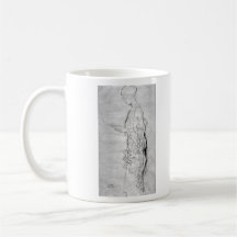 Lesendes girl in profile by Gustav Klimt Coffee Mug