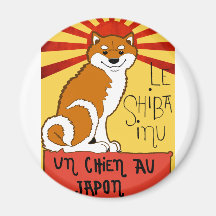 LeShiba Refrigerator Magnets