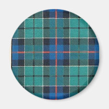 LESLIE FAMILY TARTAN MAGNETS