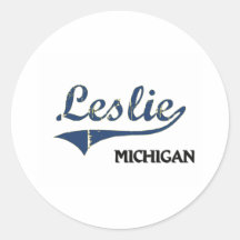 Leslie Michigan City Classic Sticker