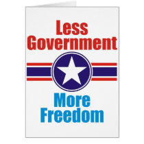 less government greeting card
