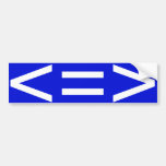 Less is More Bumper Sticker