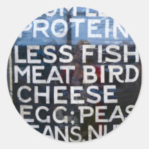 Less Passion From Less Protein Stickers