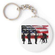 Less Talk More Jobs Keychain