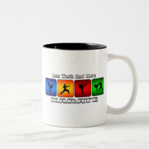 Less Work And More Karate Mugs