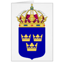 Lesser Coat of Arms Sweden Official Symbol Logo