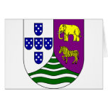 Lesser  Portuguese West Africa, Angola Greeting Card
