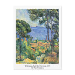 L'Estaque And The Chateaux D'If By Paul Cezanne postcards