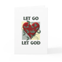 Let Go Let God Card