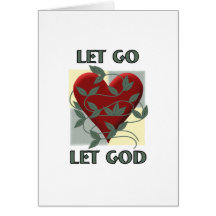 Let Go Let God Card