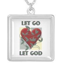 Let Go Let God Custom Necklace