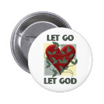 Let Go Let God Pinback Buttons