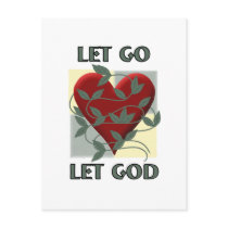 Let Go Let God Post Cards