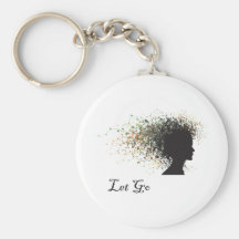 Let Go Yoga Key Chain