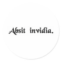 Let ill will be absent. sticker