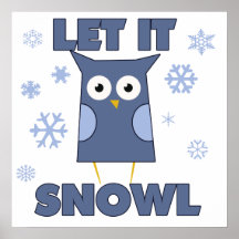 Let is SNOW OWL Print