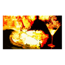 let it burn business cards