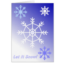 Let It Snow Christmas Card