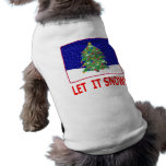 Let It Snow Christmas T-Shirts, Gifts and Cards pet clothing