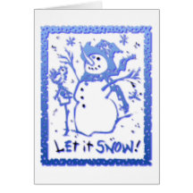 Let It Snow Greeting Cards