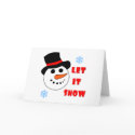 LET IT SNOW HOLIDAY CARDS