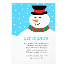 Let it snow! Holiday Celebration Announcement