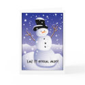 Let it snow, man! cards