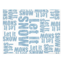 LET IT SNOW PERSONALIZED INVITE