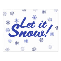 Let it Snow Postcards