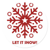 Let It Snow! - Stickers