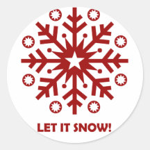 Let It Snow! - Stickers