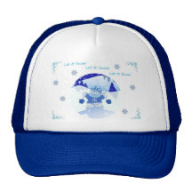 LET IT SNOW TRUCKER HAT