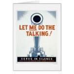 Let me do the Talking! Serve in Silence - WPA cards
