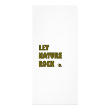 Let Nature Rock Full Color Rack Card