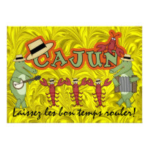 Let the Good Times Roll! Cajun Style! Mardi Gras Personalized Invite