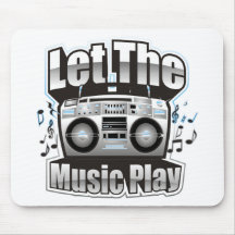 Let the Music PLay Mouse Pads