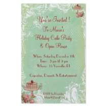 Let Them Eat Cake Party Invitations Flyer Design