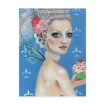 Let them eat cake postcard