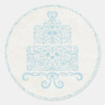 Let Them Eat Cake Sticker - Blue