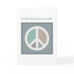 Let there be peace on earth...CARD
