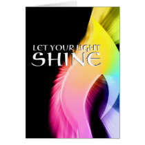 let your light shine : rainbow burst cards