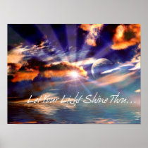 Let Your Light Shine Thru Print