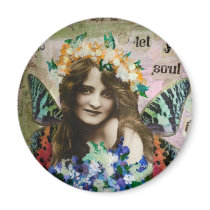 Let your soul Fly Fridge Magnet