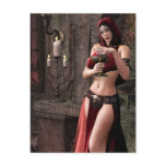 Lethal Libations Gothic Fantasy Post Card