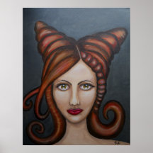 Leticia Pop Surrealism Poster