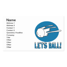 Lets Ball Business Card