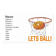 Lets Ball Business Card Templates