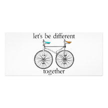 Let's Be Different Together Customized Rack Card